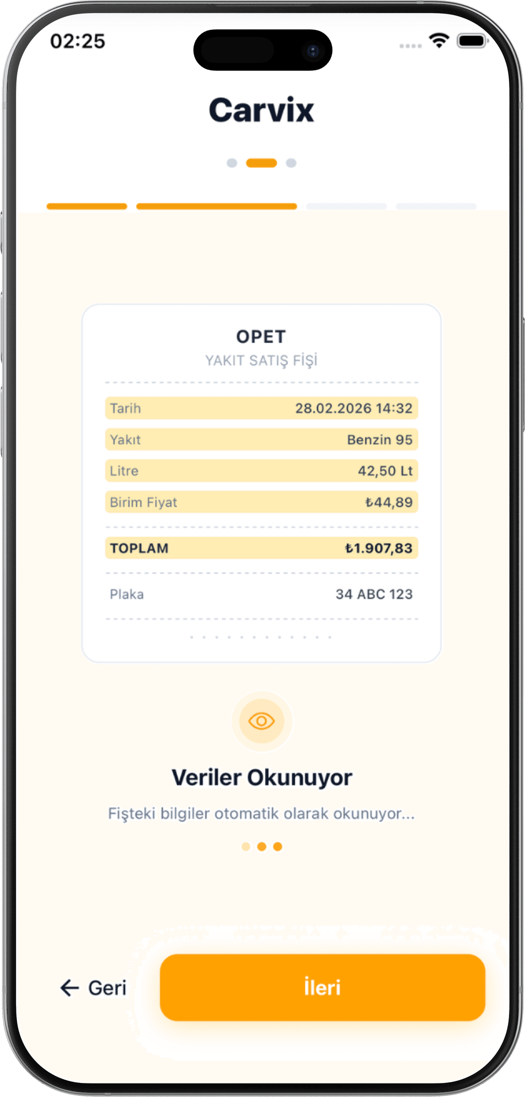 Fişinizin fotoğrafını çekin, saniyeler içinde kaydedin 2
